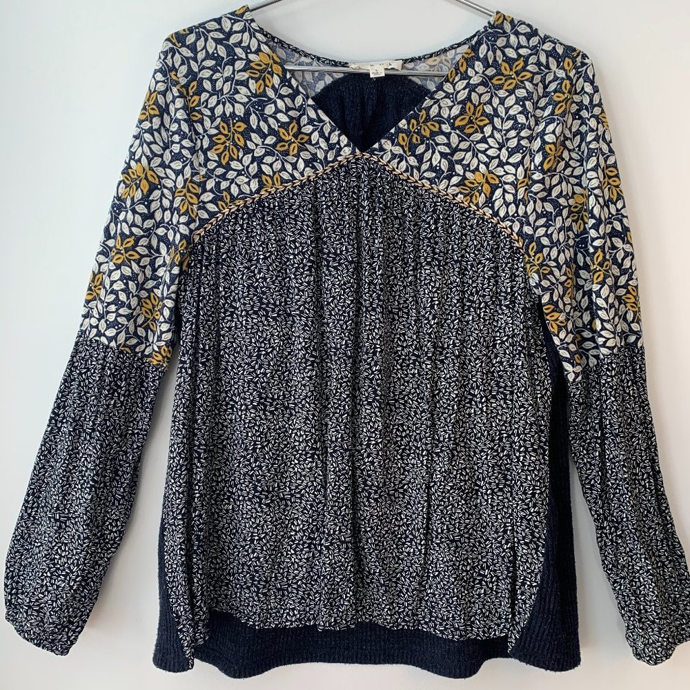 THML Navy Blue long sleeve shirt size Large